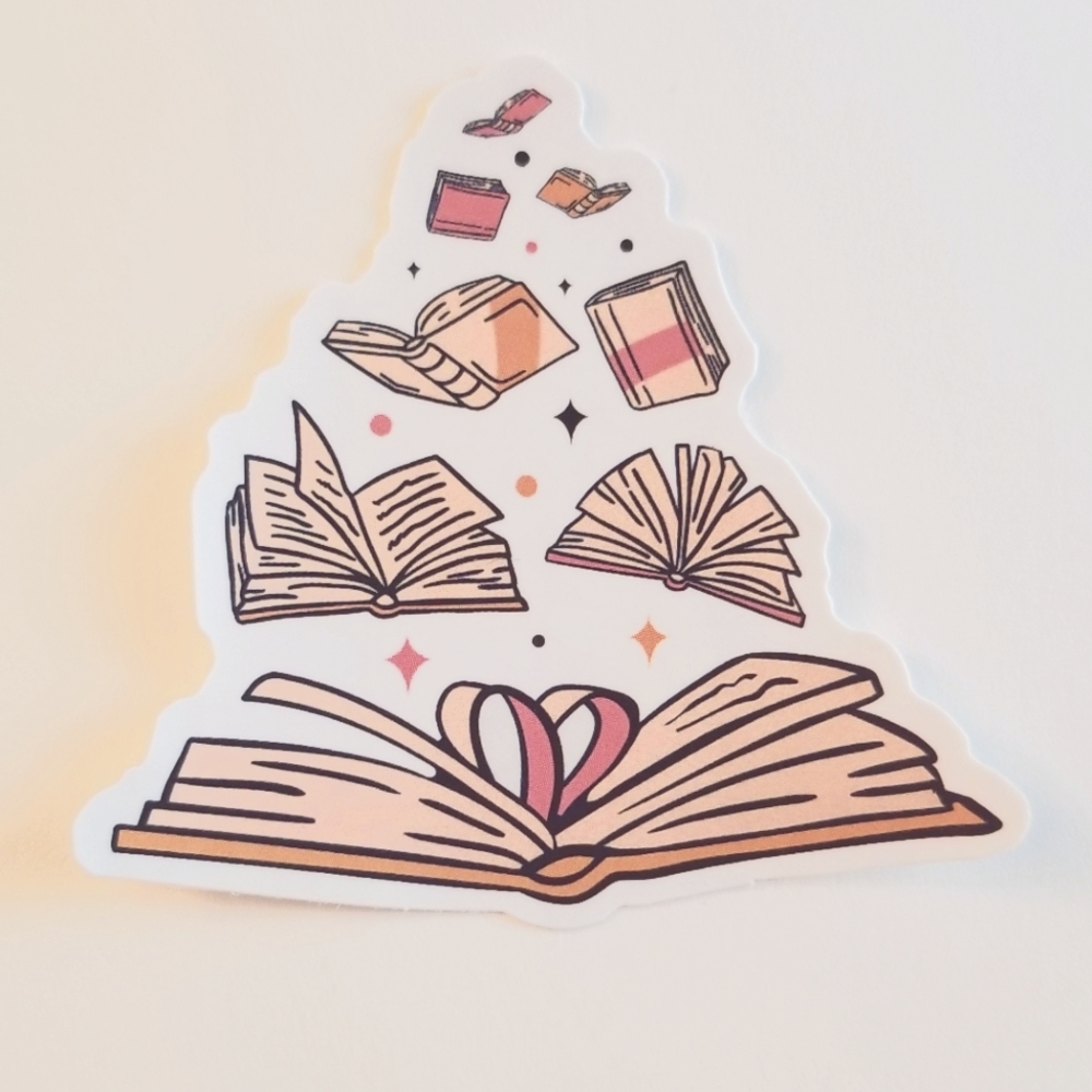 10/$10 Open Book Sticker